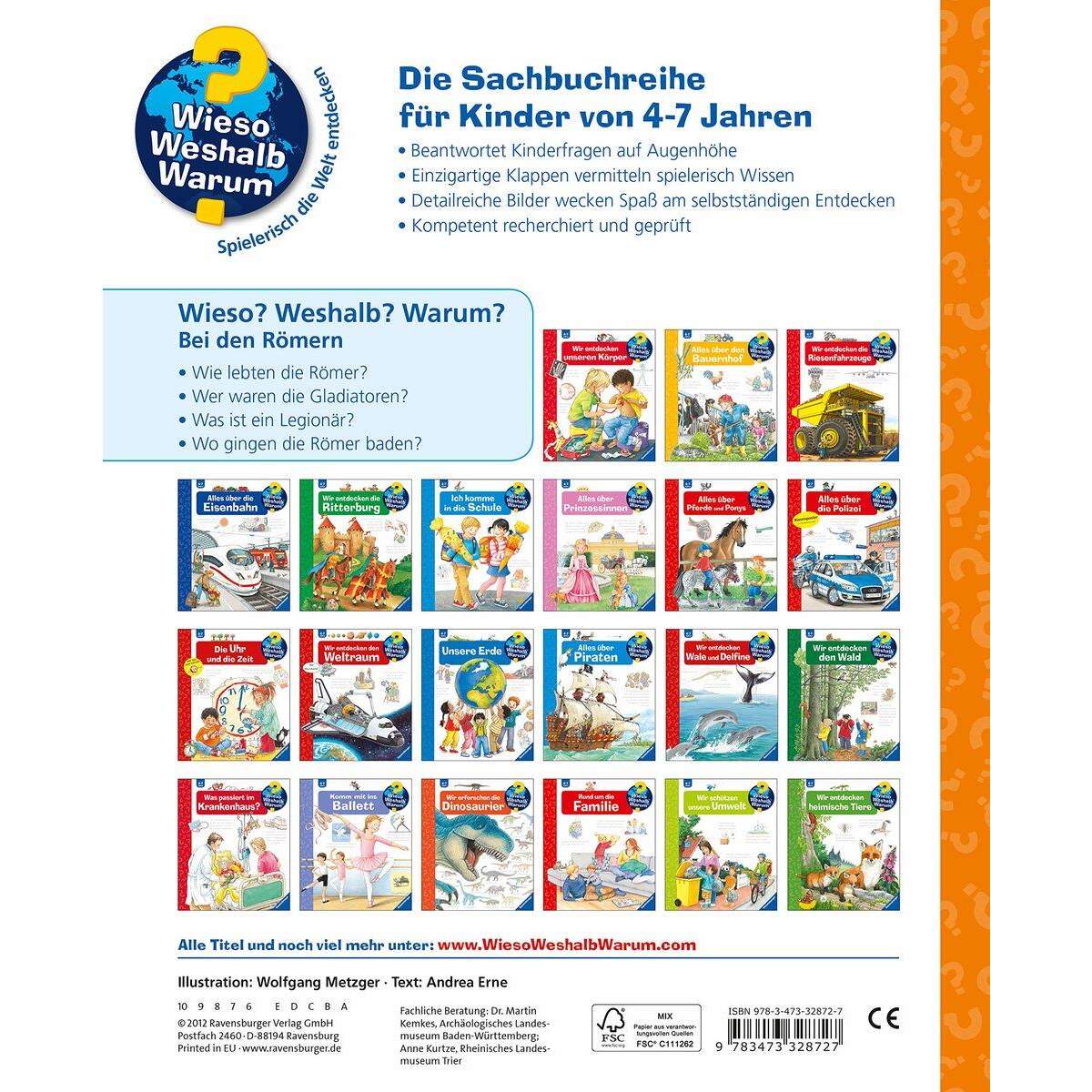 Ravensburger Wieso? Weshalb? Warum?, Band 30: Bei den Römern