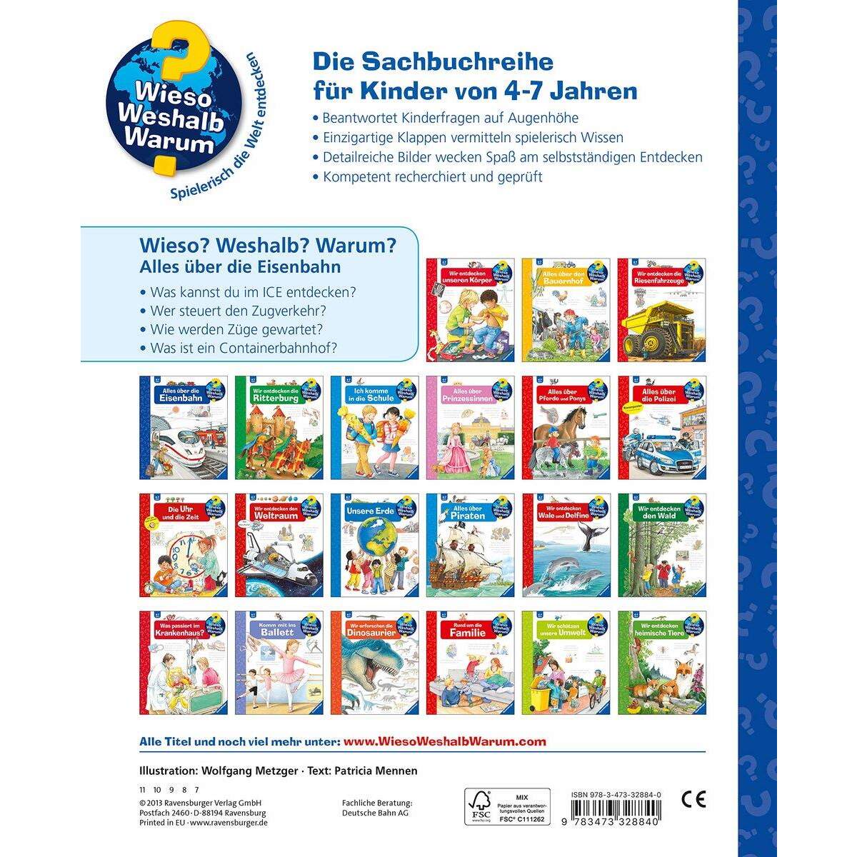 Ravensburger Wieso? Weshalb? Warum?, Band 8: Alles über die Eisenbahn