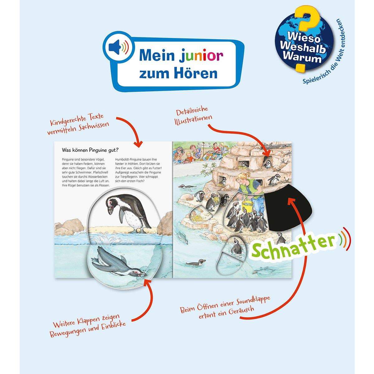 Ravensburger Wieso? Weshalb? Warum? Mein junior zum Hören 3: Zootiere