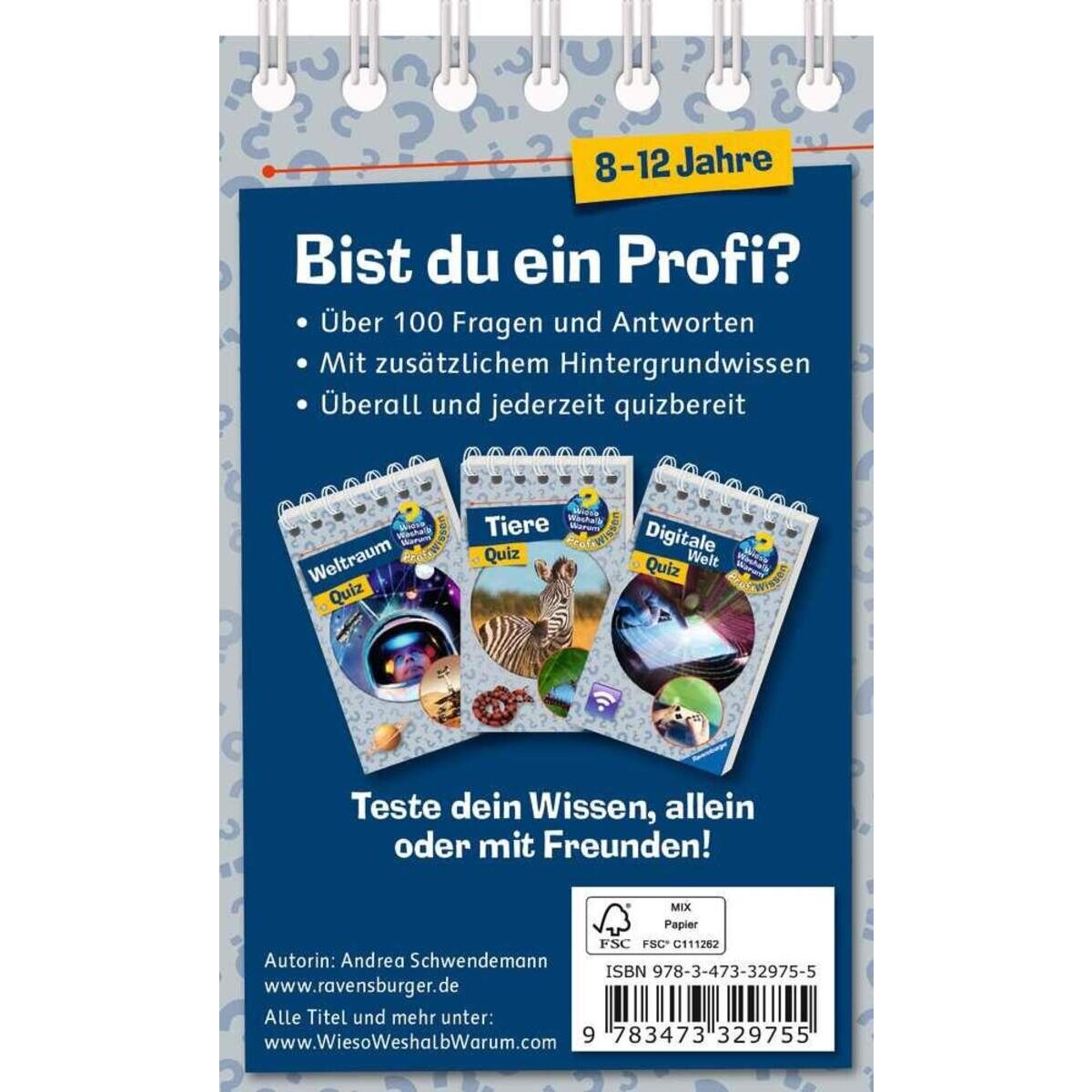 Ravensburger Wieso? Weshalb? Warum? ProfiWissen Quiz Fußball