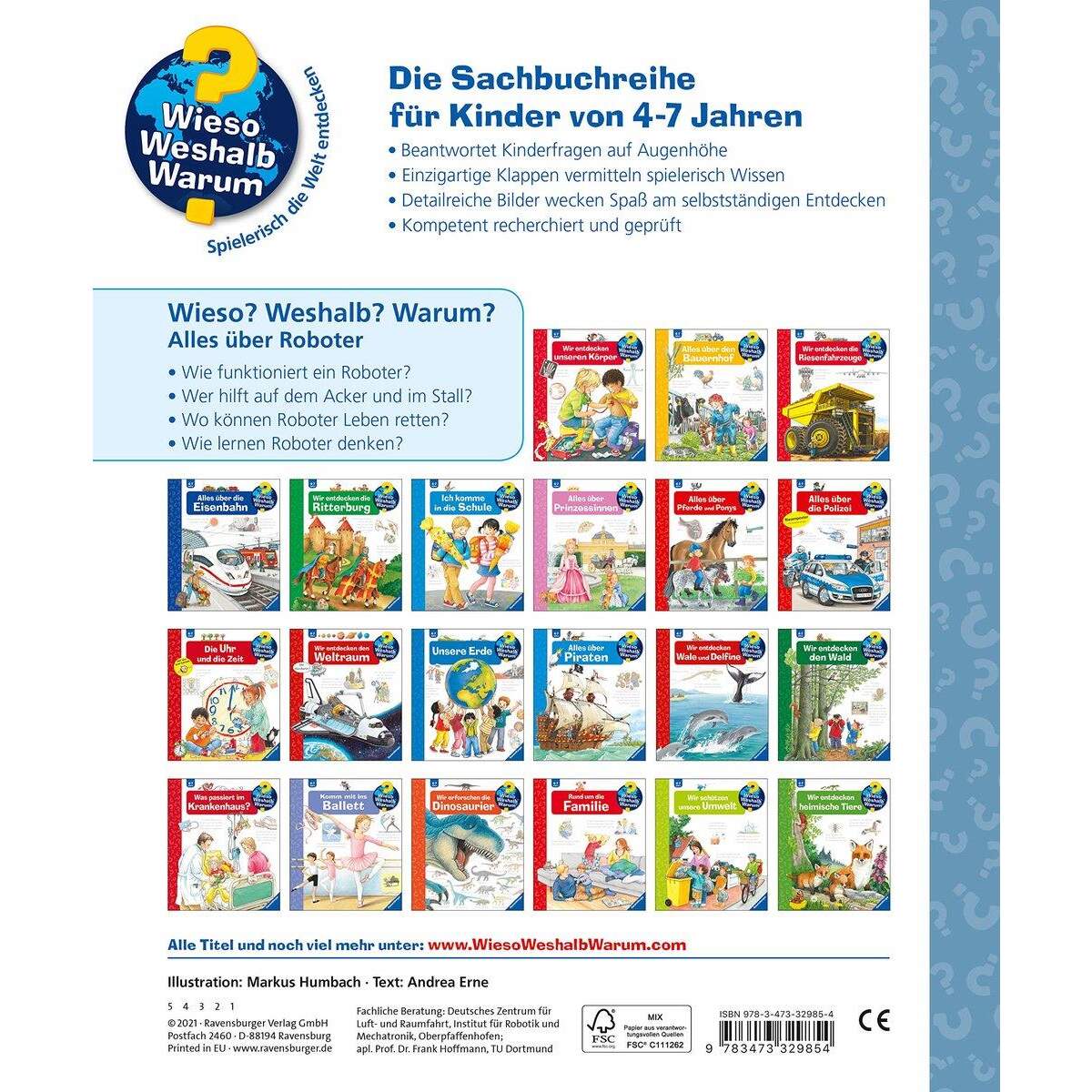 Ravensburger WWW Band 47 - Alles über Roboter
