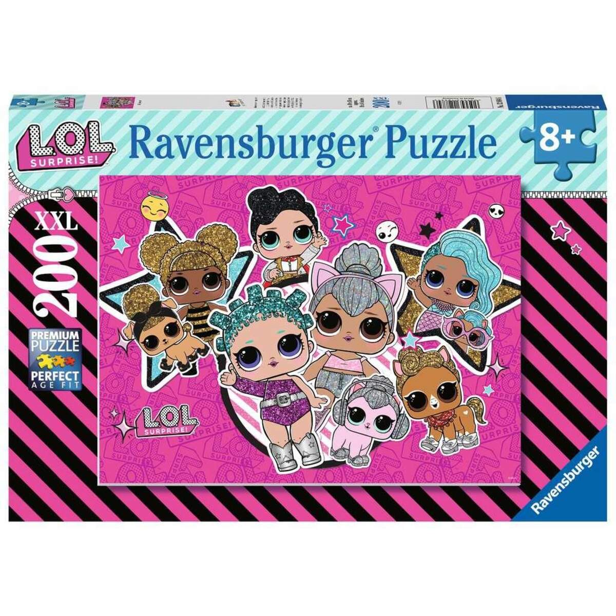 Ravensburger XXL Kinderpuzzle L.O.L. Surprise!, Girlpower, 200 Teile