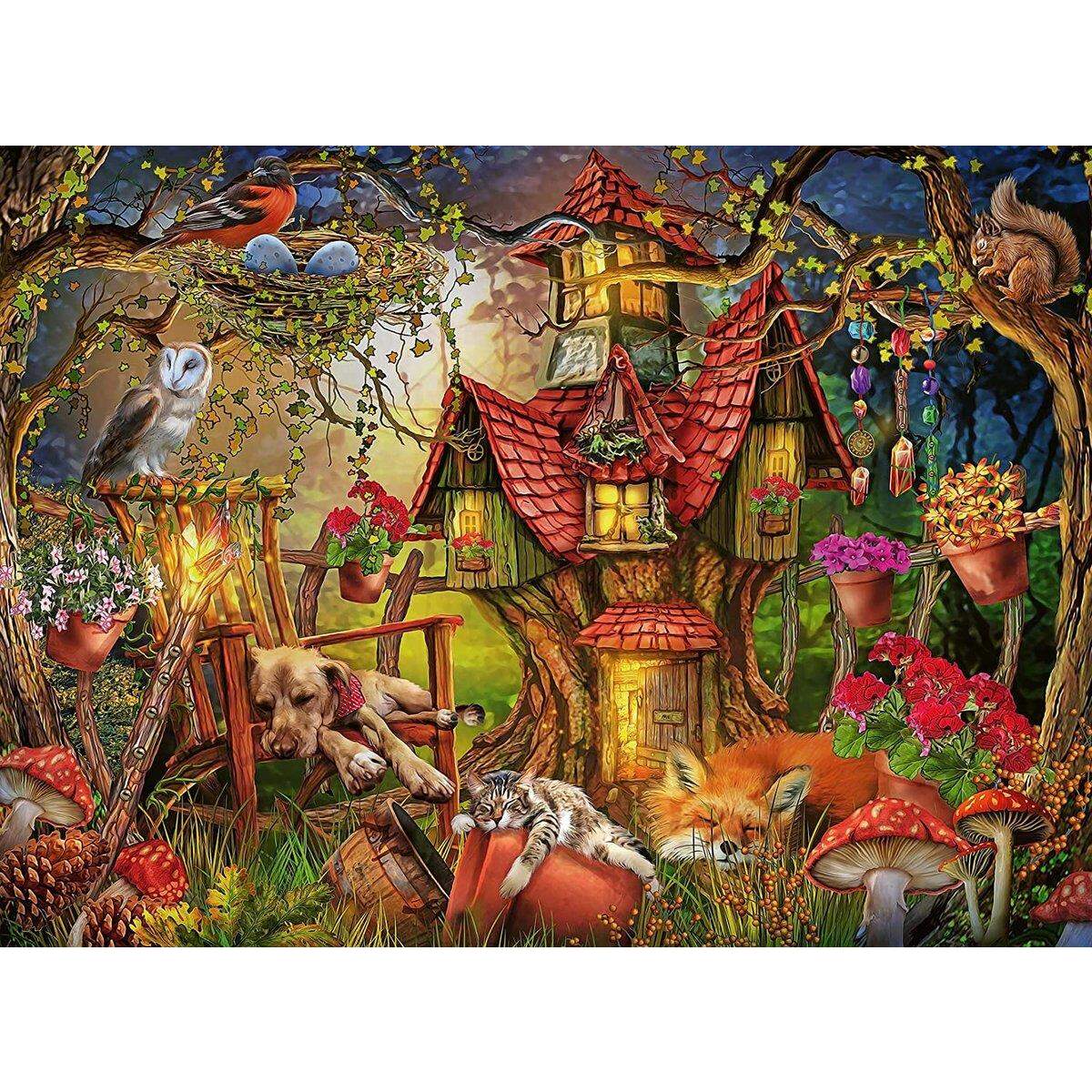 Ravensburger XXL-Puzzle: Das Waldhaus, 200 Teile