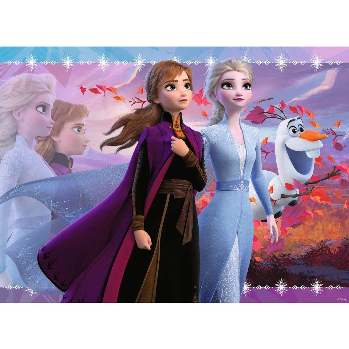 Ravensburger XXL Puzzle Frozen2 Starke Schwestern, 100 Teile