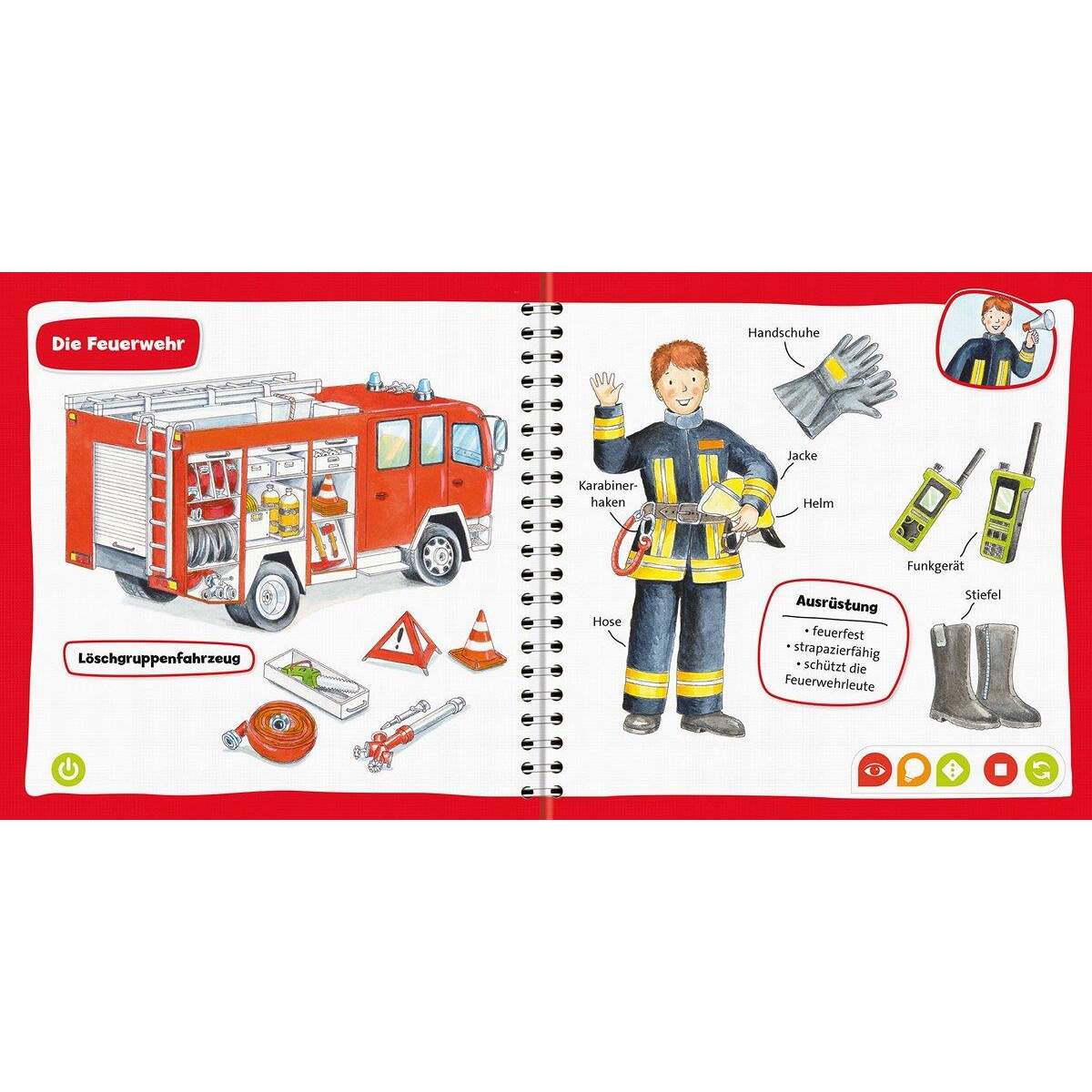 Ravensburger tiptoi Pocket Wissen: Feuerwehr