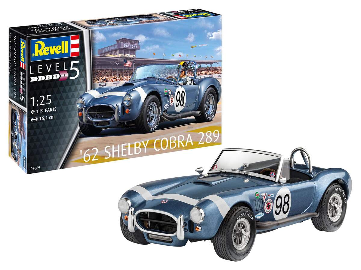 Revell 07669 62 Shelby Cobra 289, 1:25