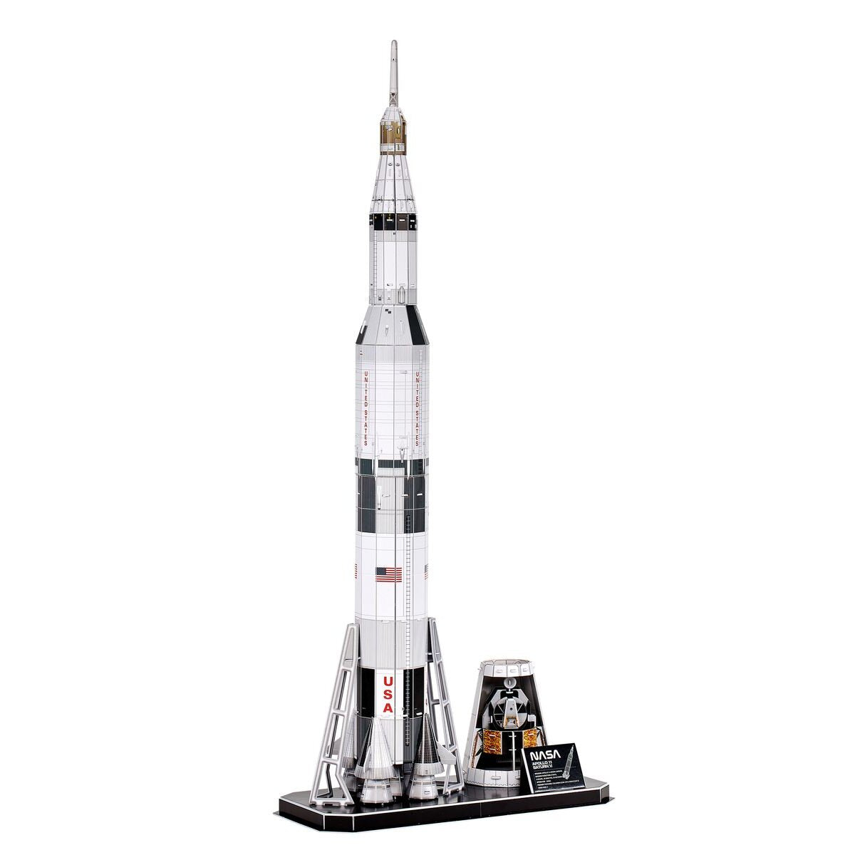 Revell 3D Puzzle - Apollo 11 Saturn V, 136 Teile