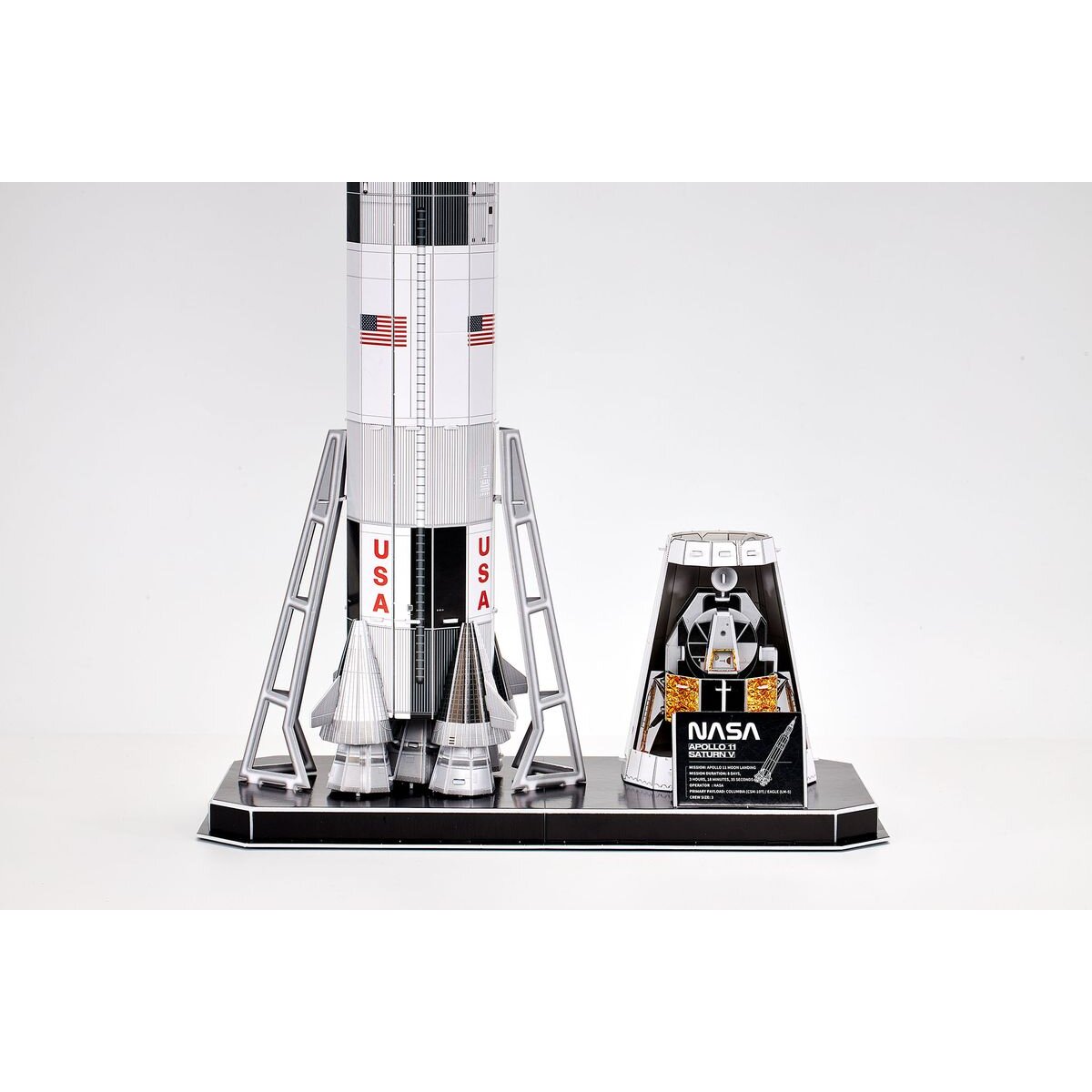 Revell 3D Puzzle - Apollo 11 Saturn V, 136 Teile