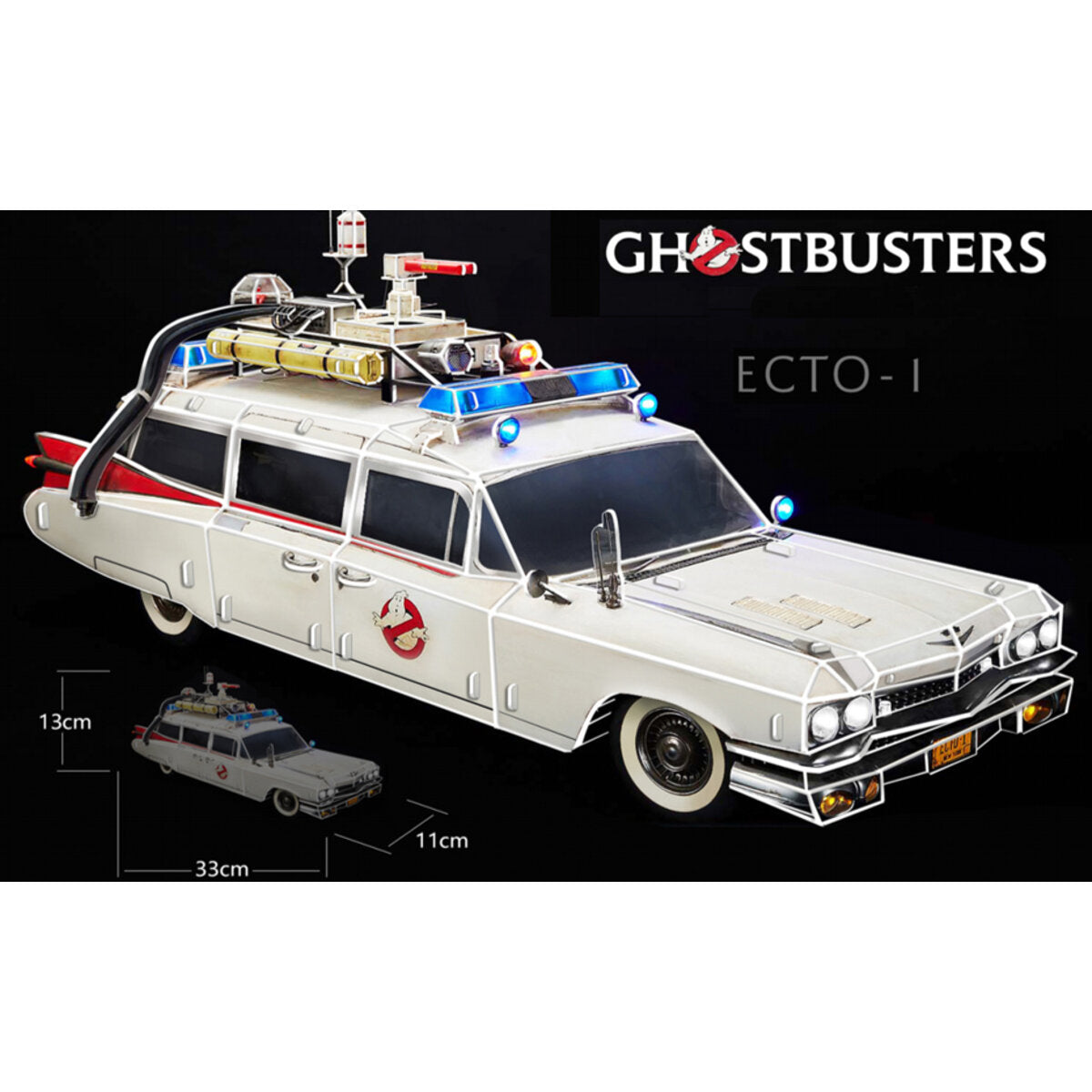 Revell 3D Puzzle Ghostbusters Ecto-1, 120 Teile