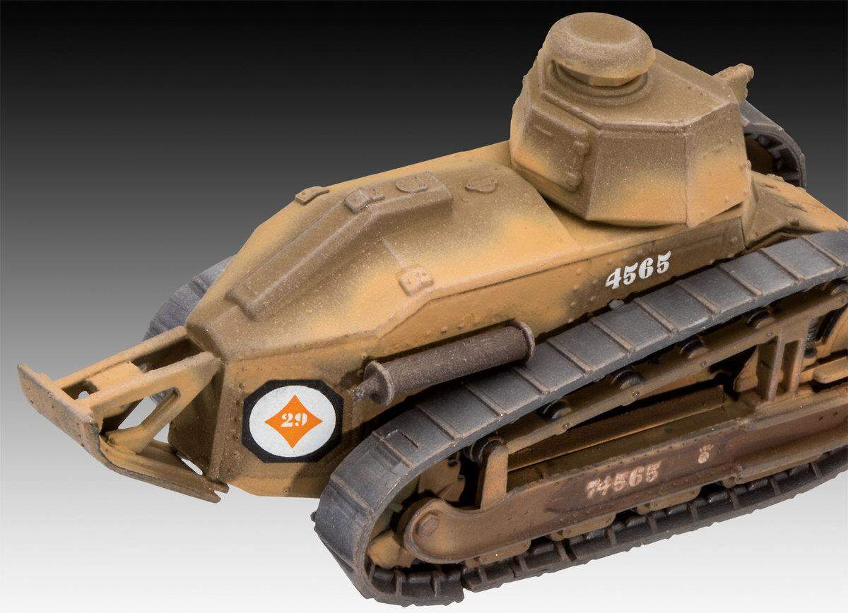 Revell Char B.1 bis & Renault FT.17, 1:76