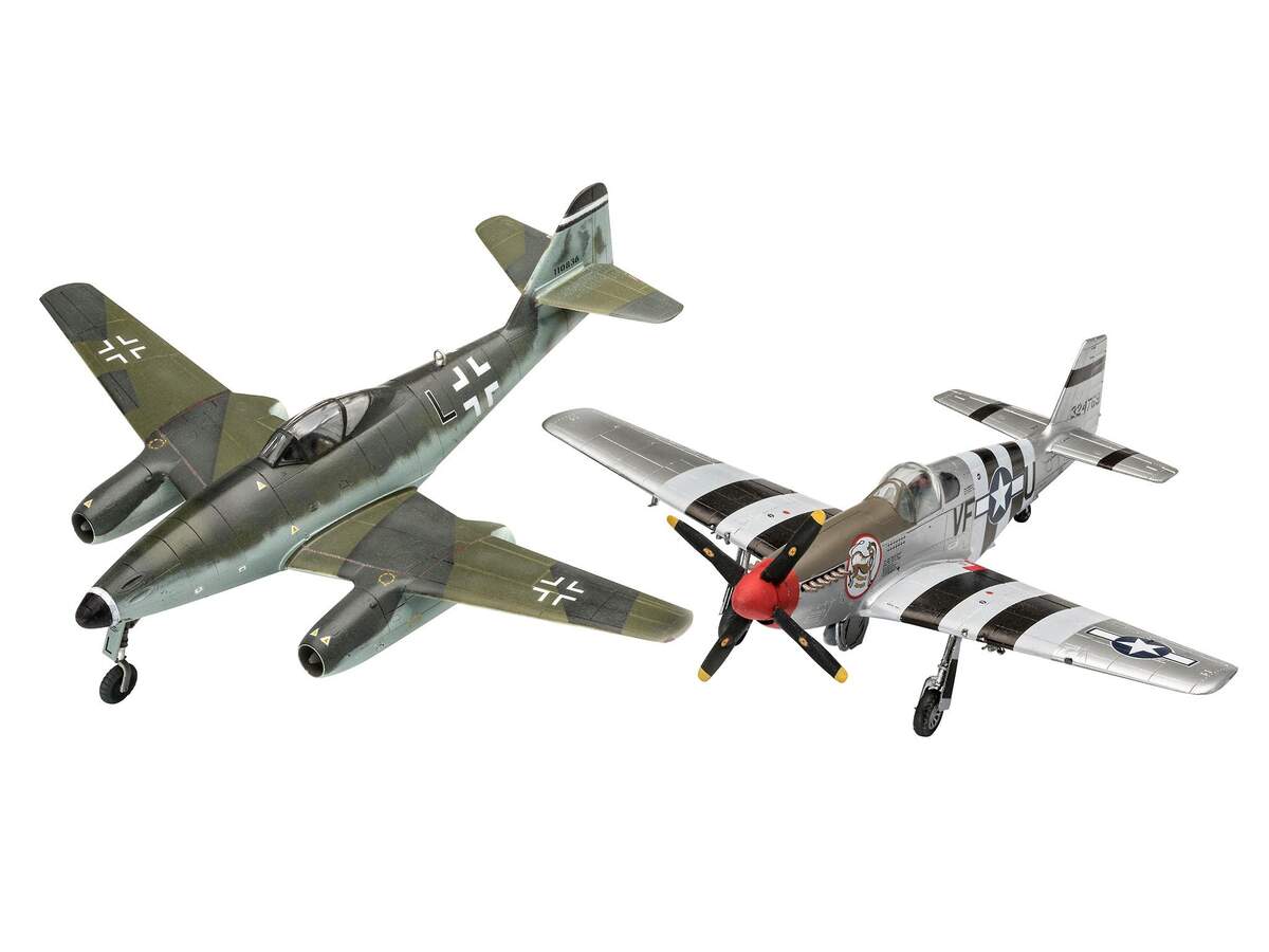 Revell Combat Set Messerschmitt Me262 & P-51B Mustang