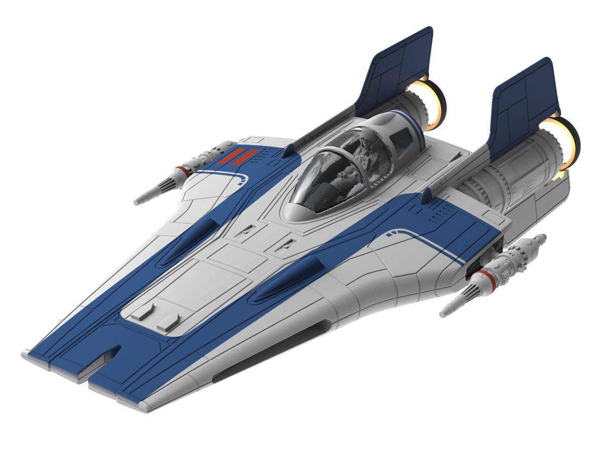 Revell Star Wars A-Wing Fighter Blau 1:44