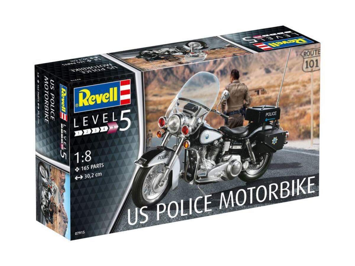 Revell US Police Motorbike
