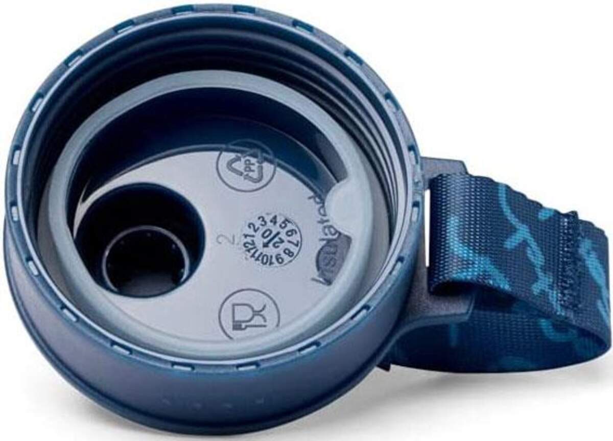 Satch Edelstahl-Trinkflasche Alu 0,5l Blau (Blue Steel)