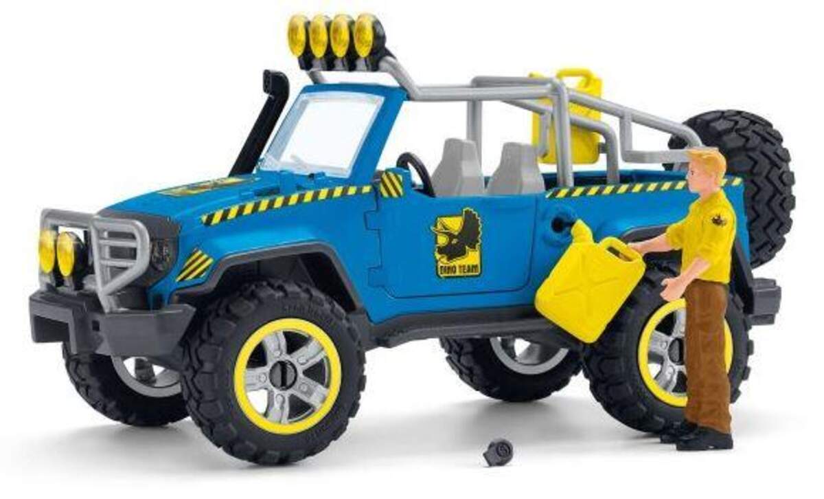Schleich® 41464 Geländewagen mit Dino-Außenposten