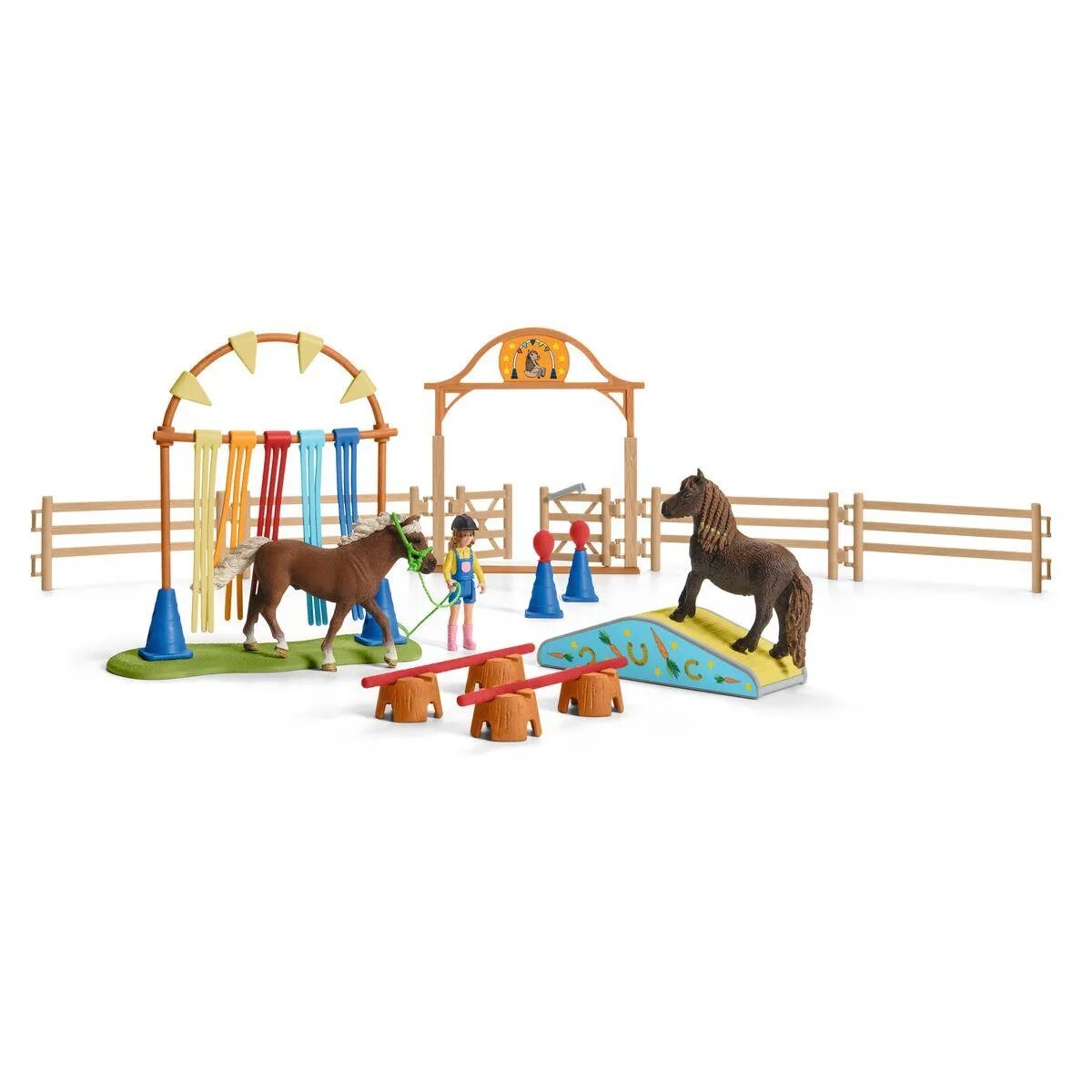 Schleich® 42481 Farm World Pony Agility Trainig