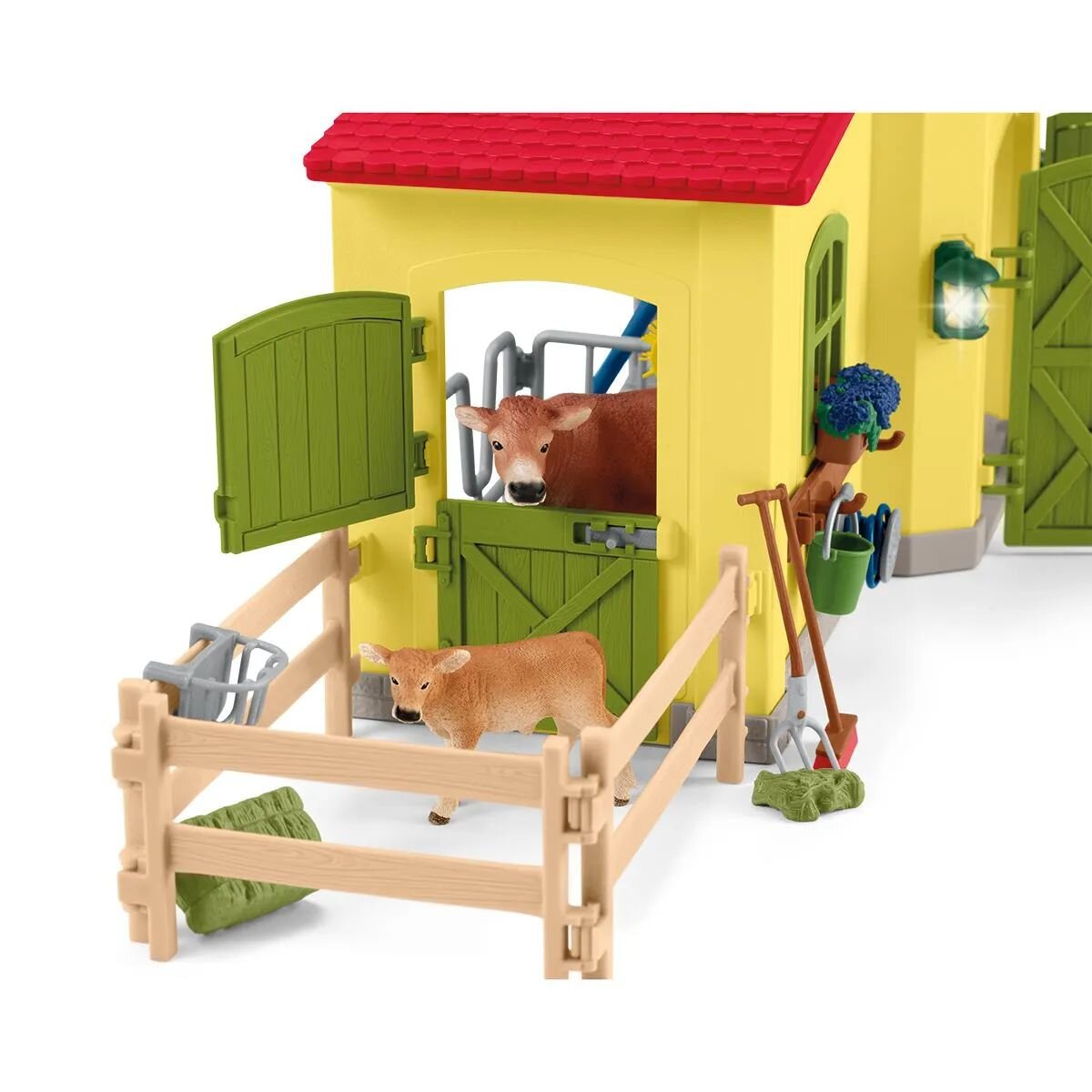 Schleich® 42605 Farm World - Großer Stall mit Tieren und Zubehör