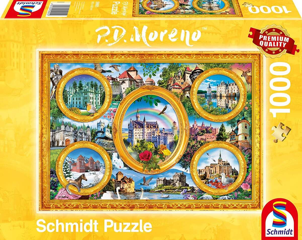 Schmidt Spiele Puzzle - Schlösser, 1000 Teile