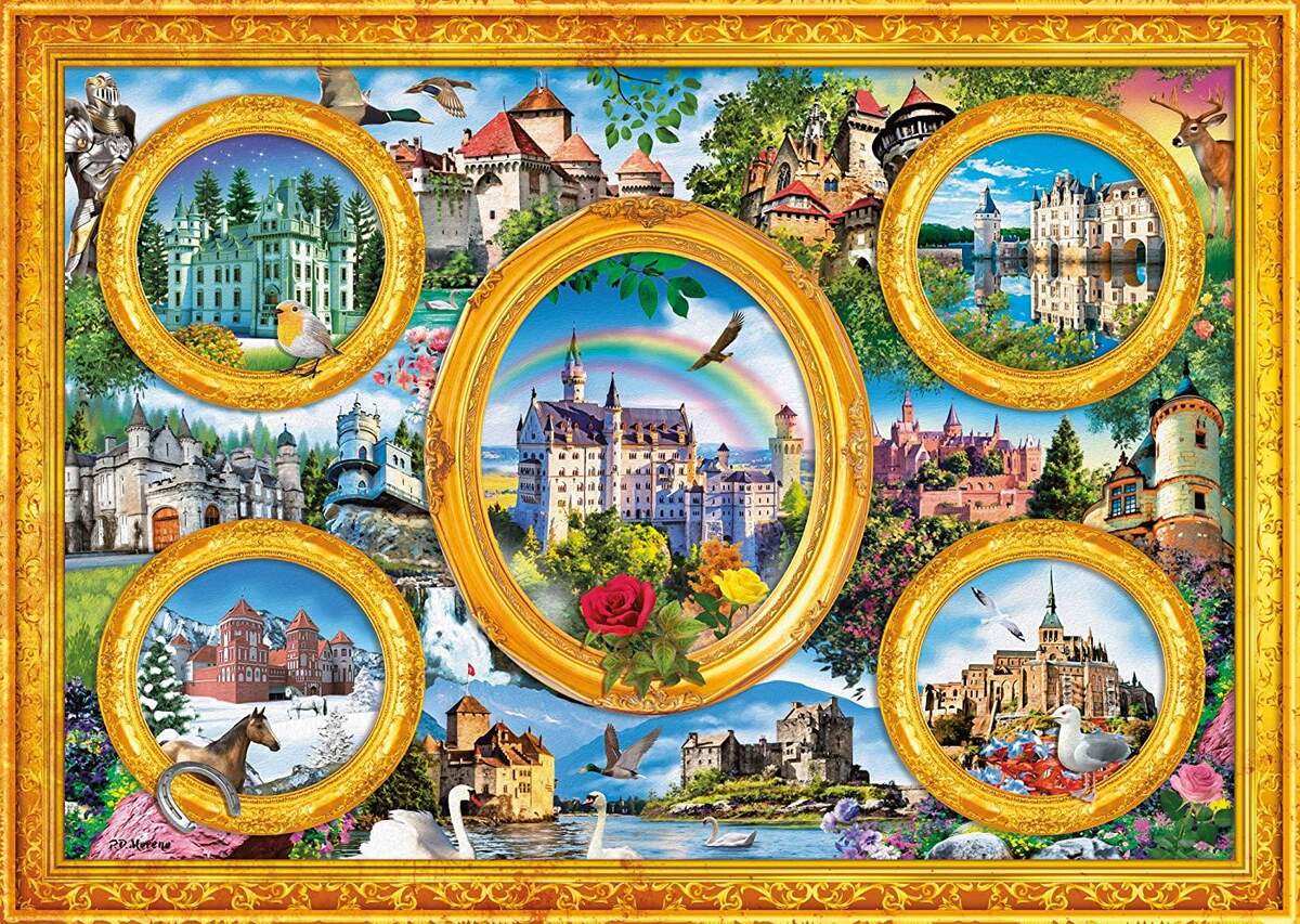 Schmidt Spiele Puzzle - Schlösser, 1000 Teile