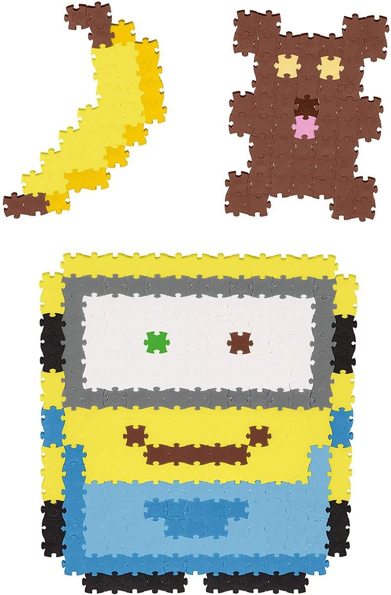 Schmidt Spiele Puzzle - Jixels Minions, 1 Motiv mit Designvorlage, 350 Teile
