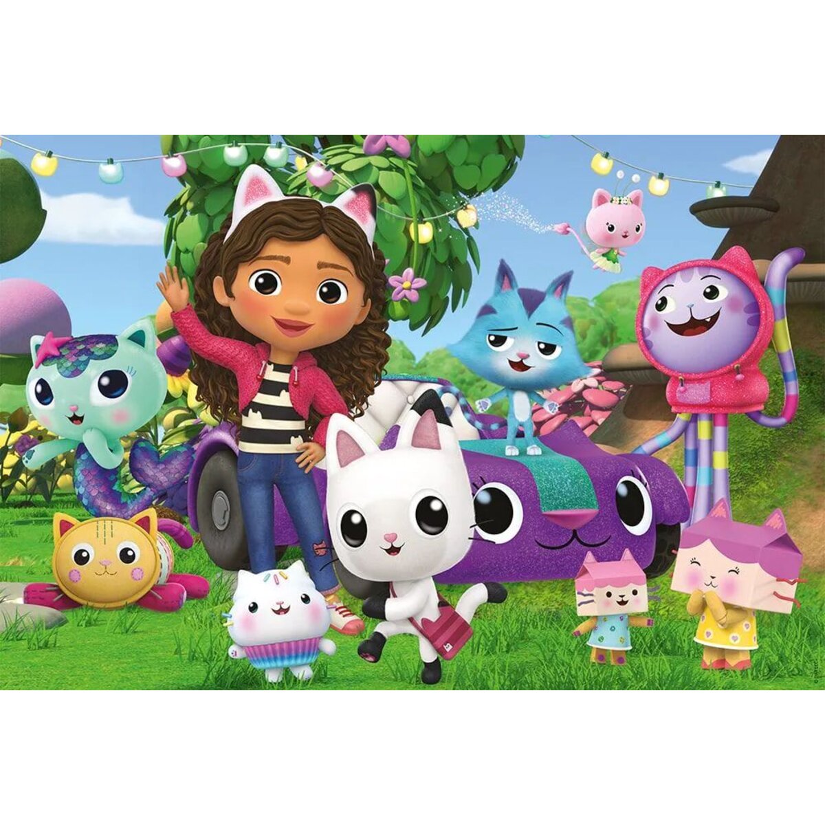 Schmidt Spiele Kinderpuzzle - Gabby's Dollhouse: Fröhliche Freunde, 60 Teile