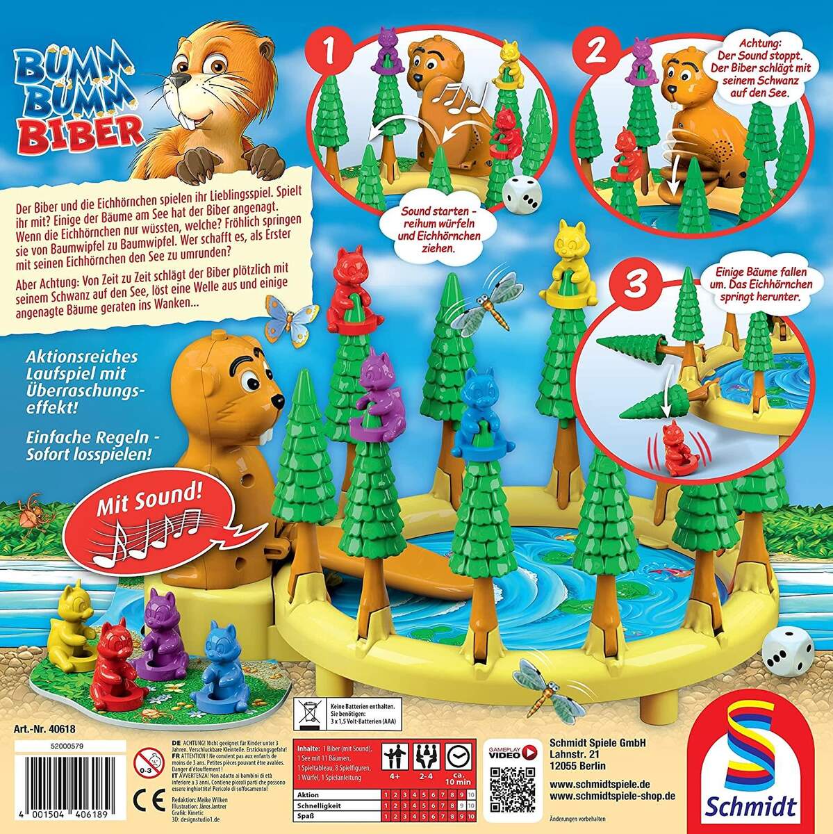 Schmidt Spiele Kinderspiel Bumm Bumm Biber