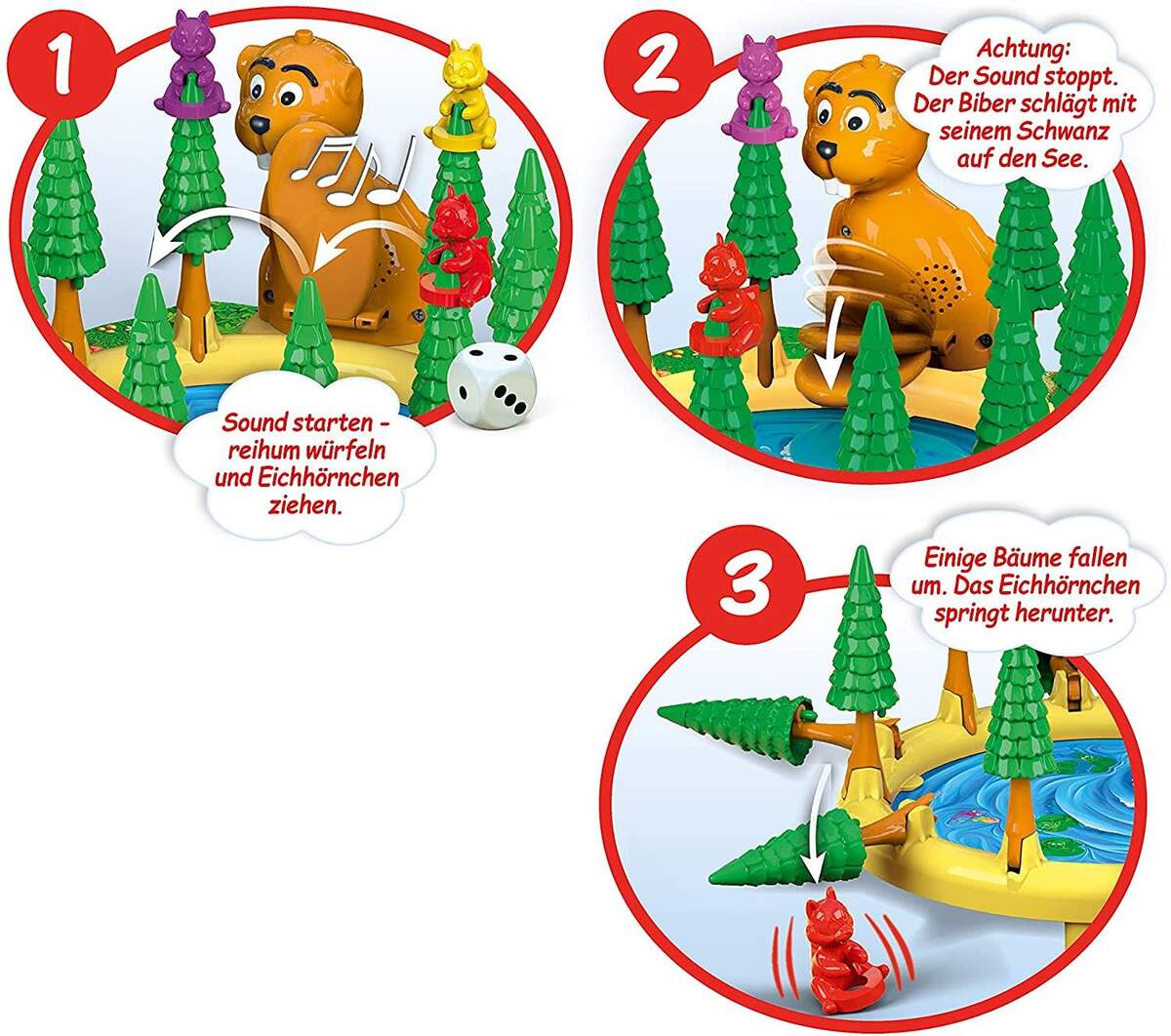 Schmidt Spiele Kinderspiel Bumm Bumm Biber