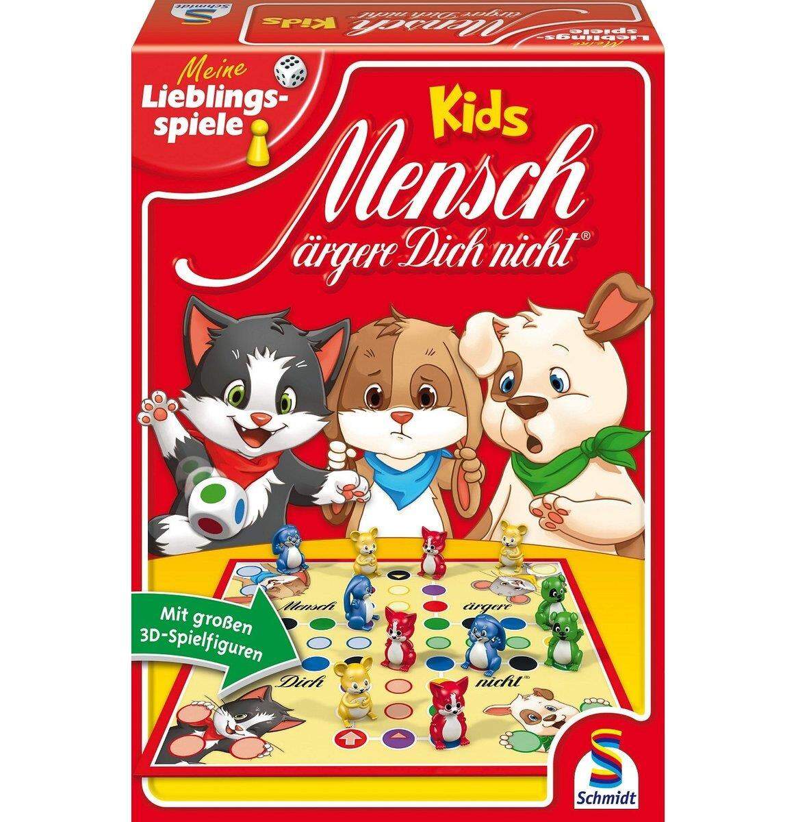 Schmidt Spiele Mensch ärgere Dich nicht® Kids (mit 3D-Spielfiguren)