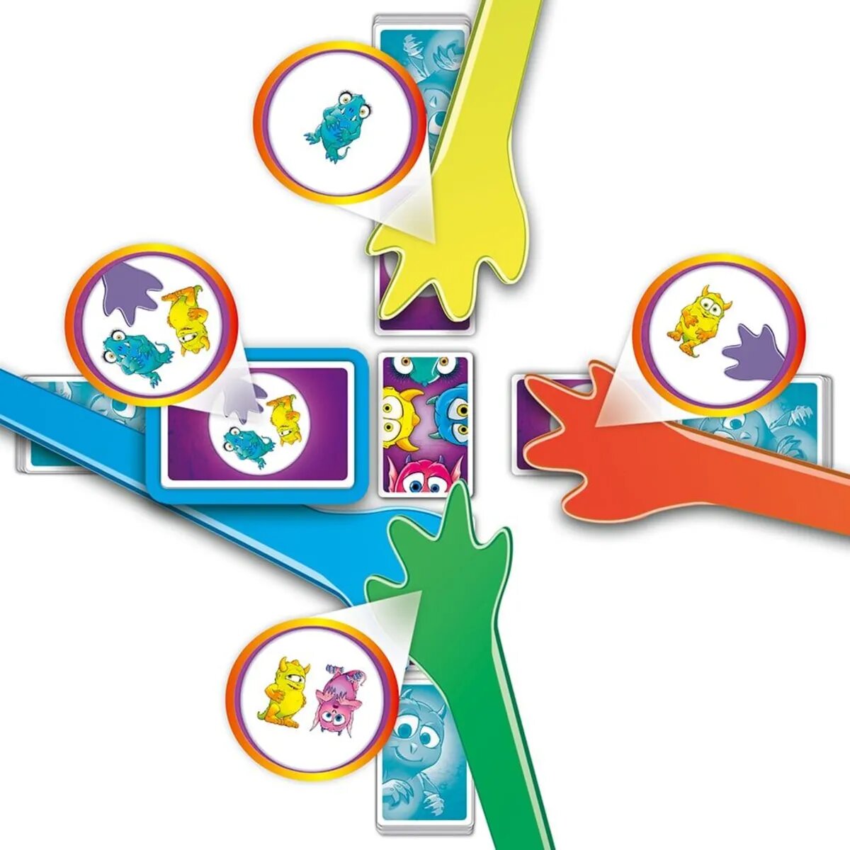 Schmidt Spiele Monsterjäger, Das Kartenspiel