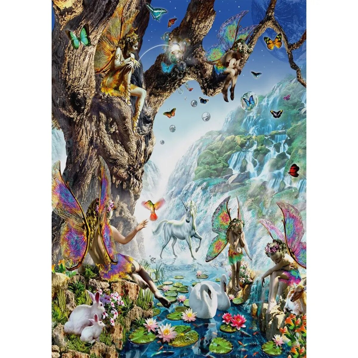 Schmidt Spiele Puzzle - Im Tal der Wasserfeen, 2000 Teile