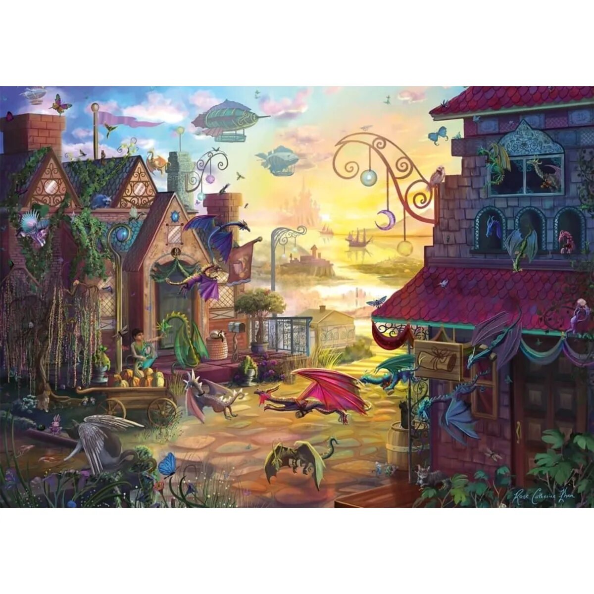 Schmidt Spiele Puzzle - Drachenpost, 1000 Teile