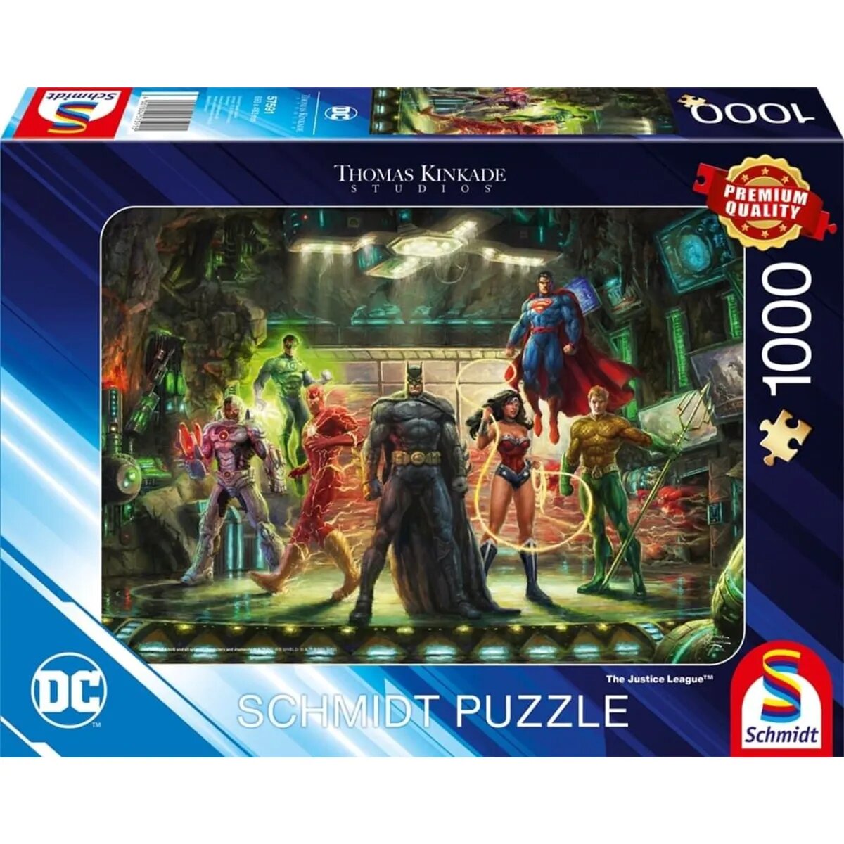 Schmidt Spiele Puzzle - The Justice League, 1000 Teile