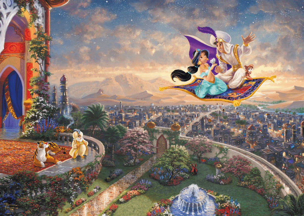 Schmidt Spiele Puzzle - Thomas Kinkade Disney, Aladdin, 1000 Teile