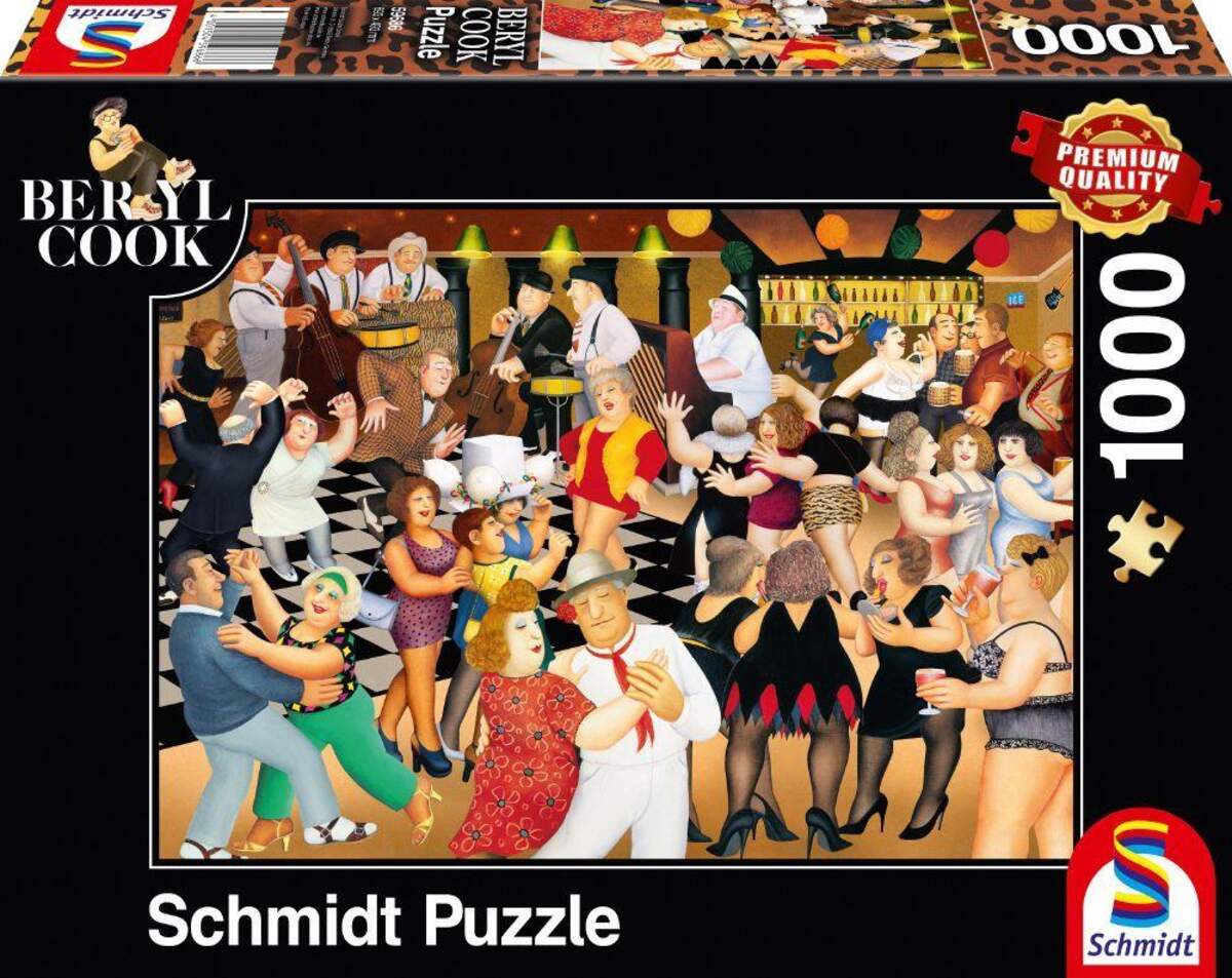 Schmidt Spiele Puzzle - Beryl Cook Partynacht 1.000 Teile