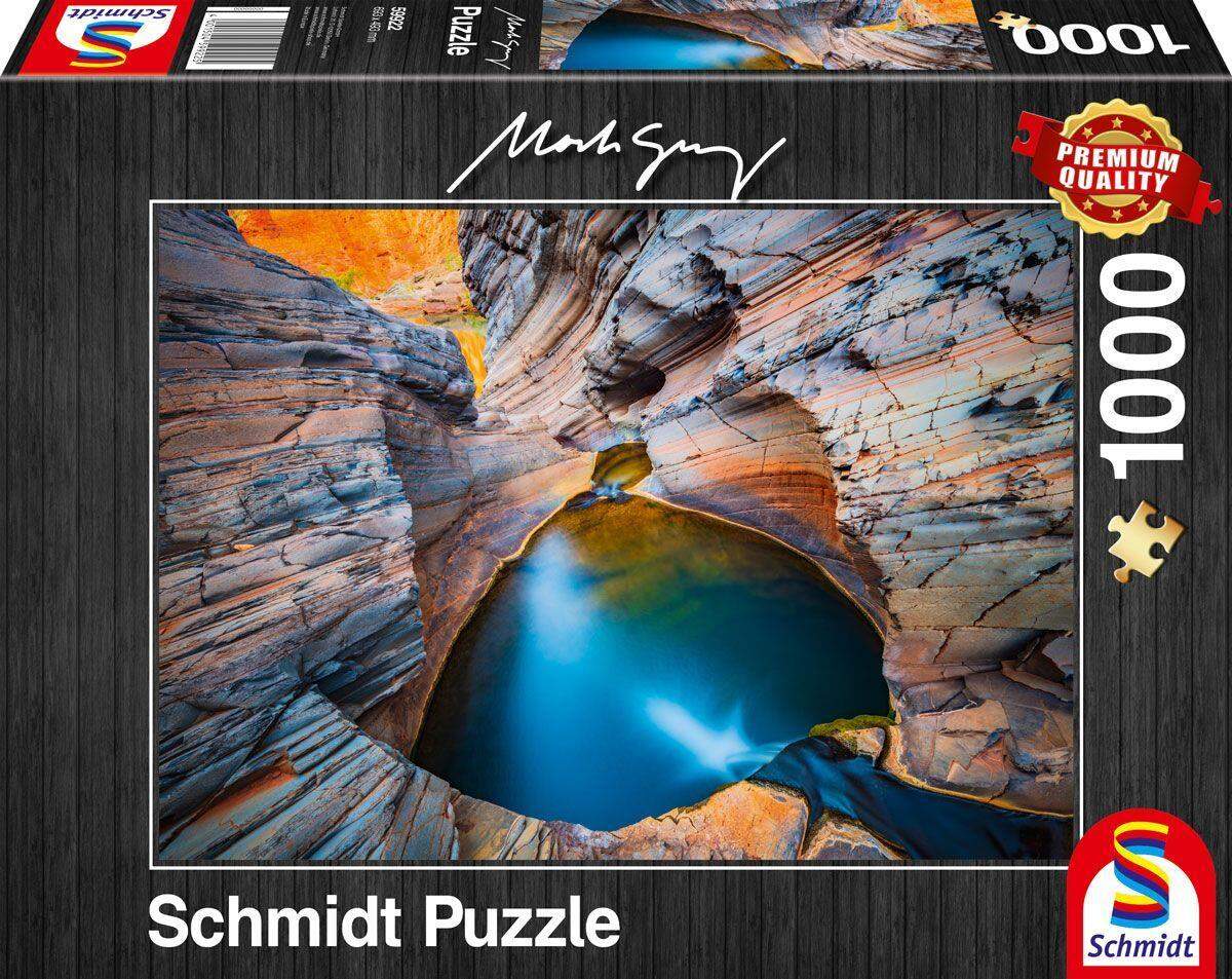 Schmidt Spiele Puzzle - Mark Gray Indigo, 1000 Teile