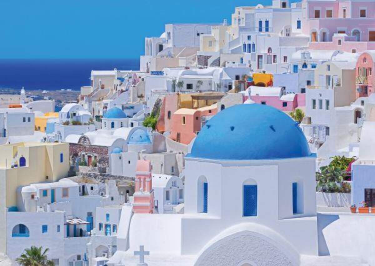 Schmidt Spiele Puzzle - Santorini, Kykladische Inseln, 1000 Teile