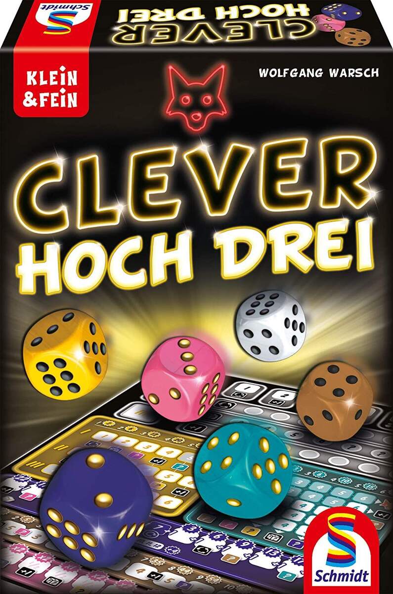 Schmidt Spiele Würfelspiel Clever hoch Drei