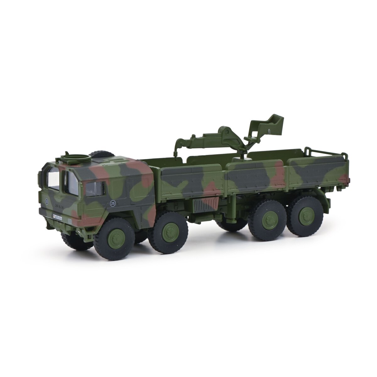 Schuco 452658500 - MAN 10t GL flecktarn mit Kran 1:87