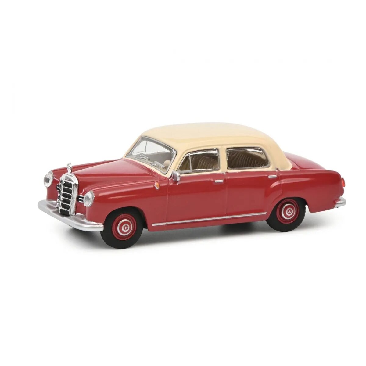 Schuco MB 180 D rot/beige 1:64