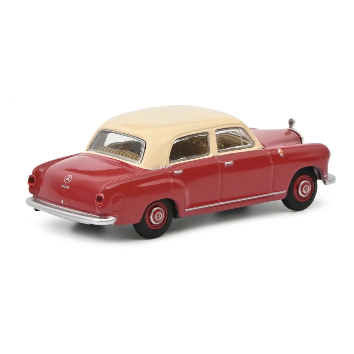Schuco MB 180 D rot/beige 1:64