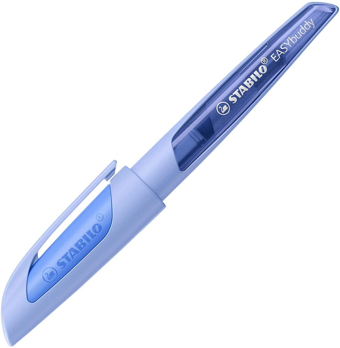 Schulfüller mit Medium-Feder M - STABILO EASYbuddy Pastel in Wolkenblau