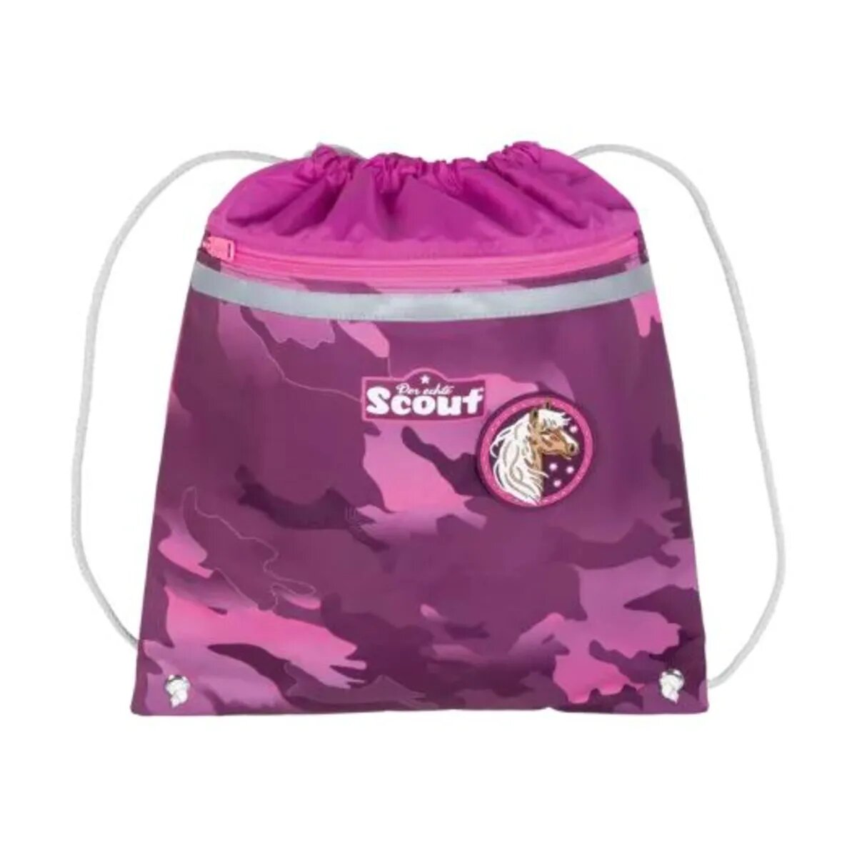 Scout Schulranzen-Set Sunny II DIN Pink Horse, 4-teilig