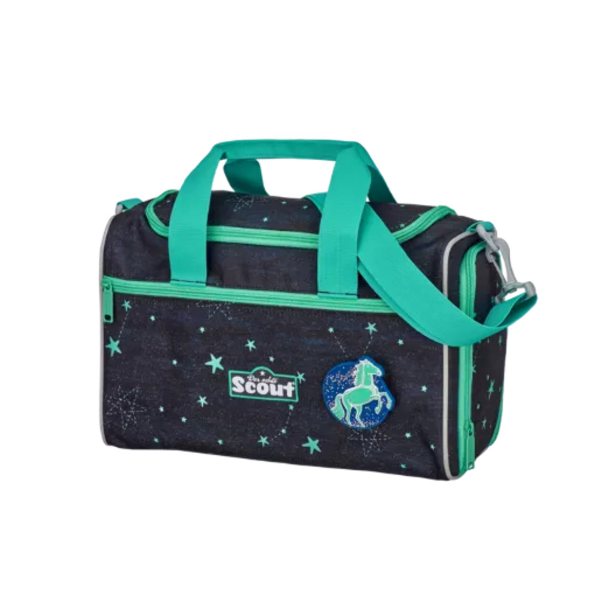 Scout Schulranzen-Set Sunny II LED Sternenhimmel, 4-teilig