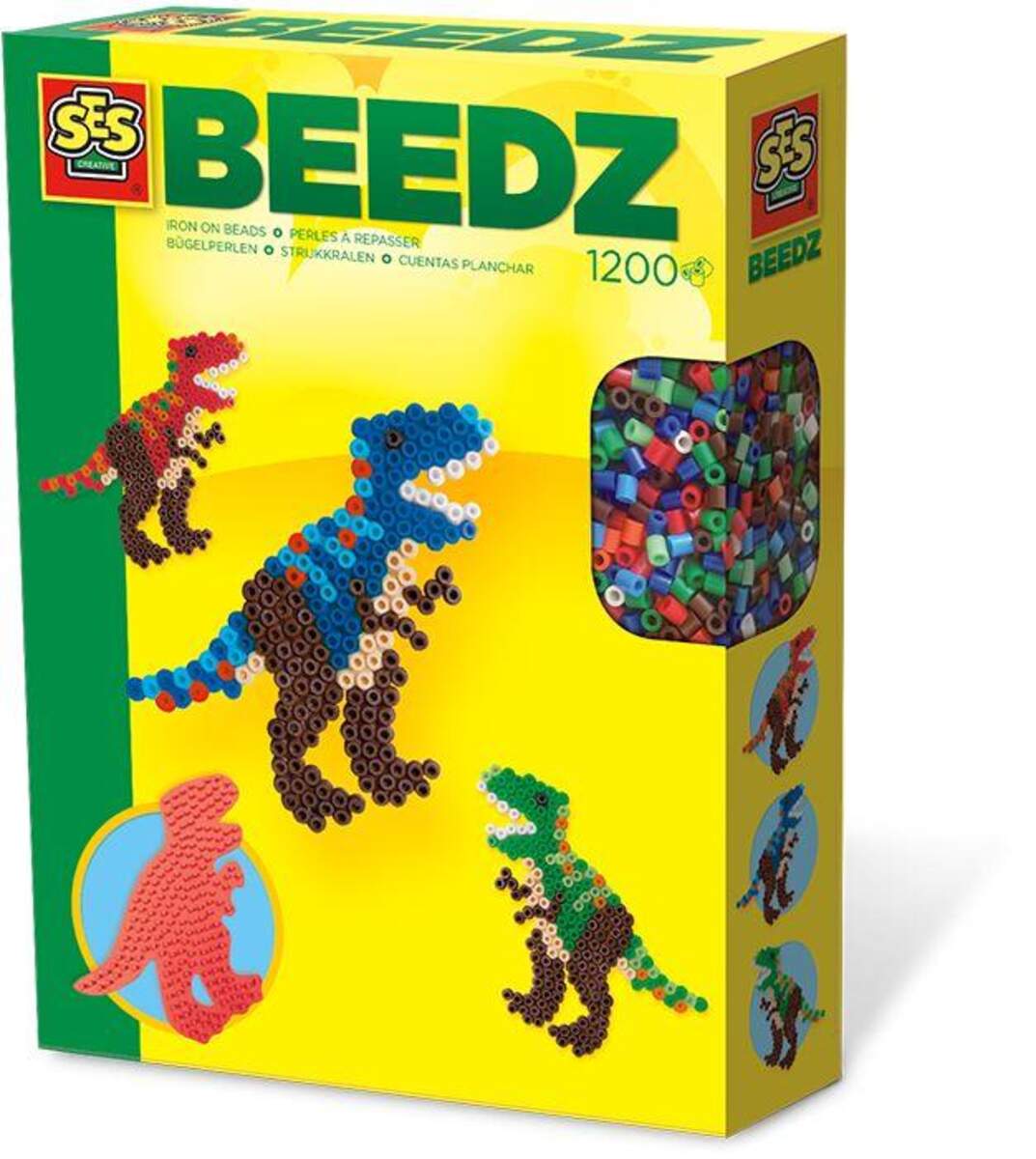 SES Creative Bügelperlen Set T-Rex