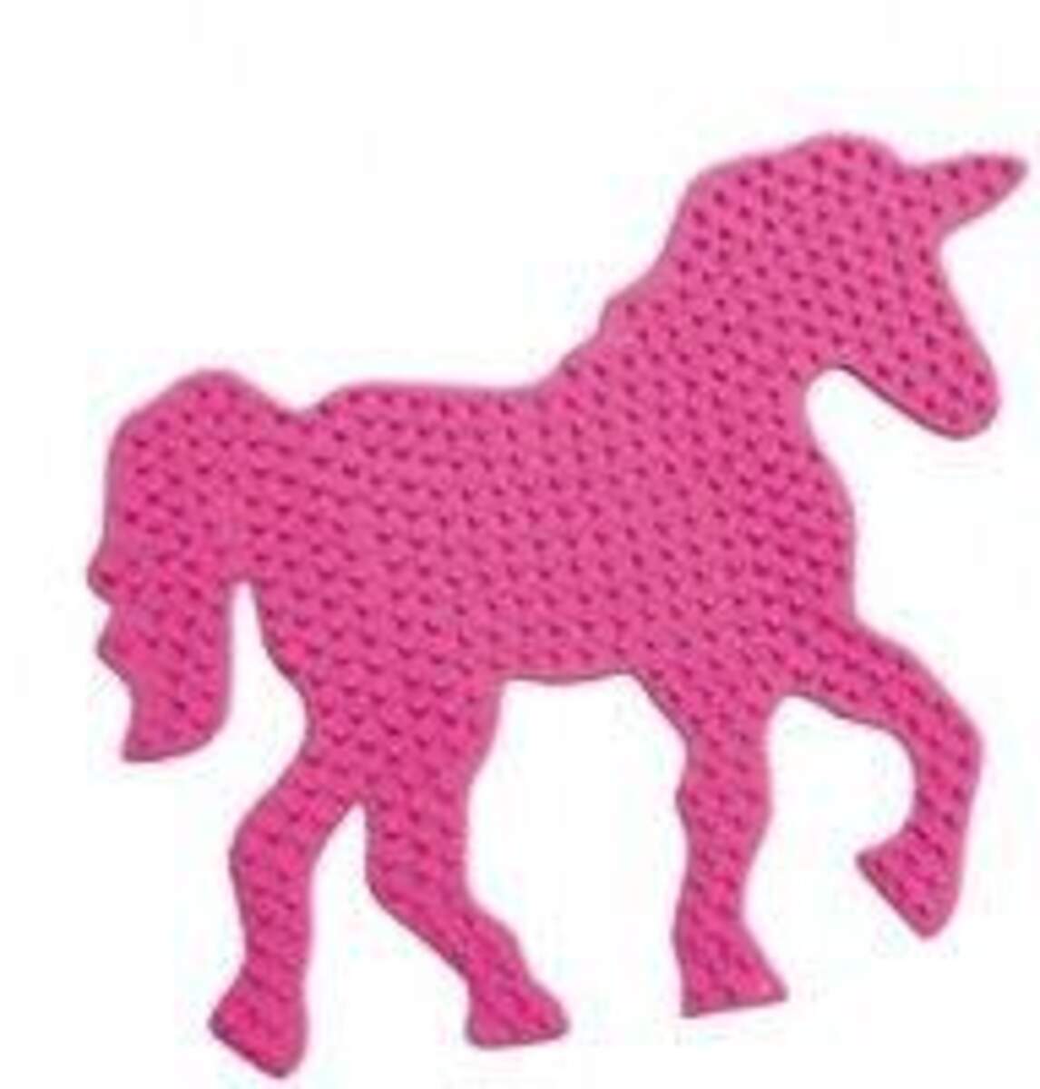 SES Creative Bügelperlen Stiftplatte Einhorn