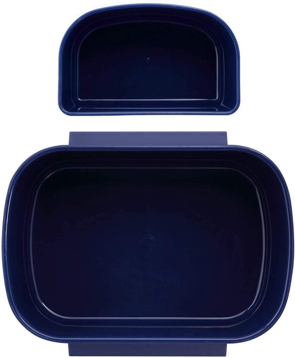 Sigikid Sammy Samoa - Brotdose mit buntem Druck, blau