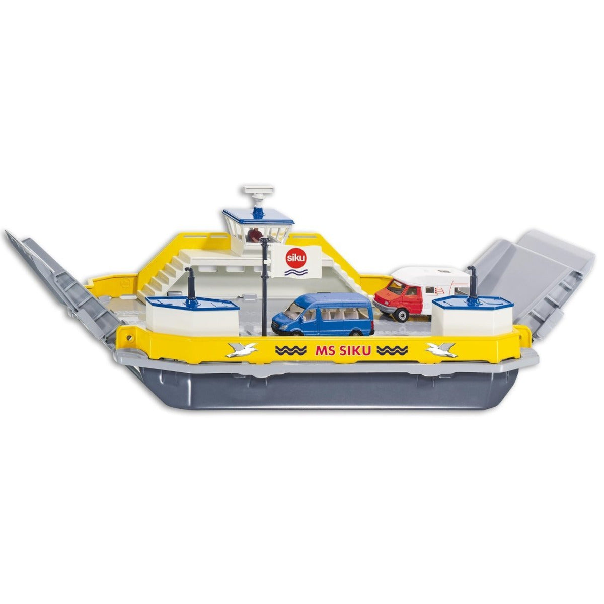 SIKU 1750 Autofähre incl. 2 exklusiven Fahrzeugen