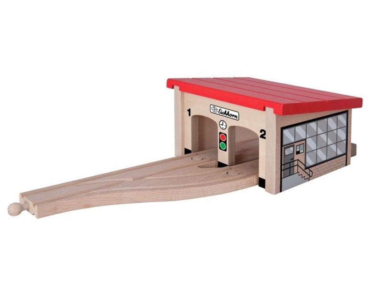Simba Eichhorn Bahn, Lokschuppen, 7-teilig