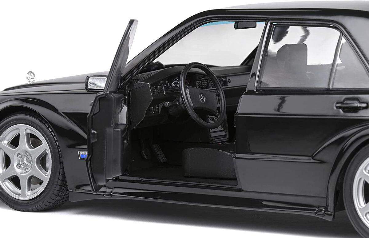 Simba Solido Mercedes Benz 190E Evo 2, schwarz, 1:18