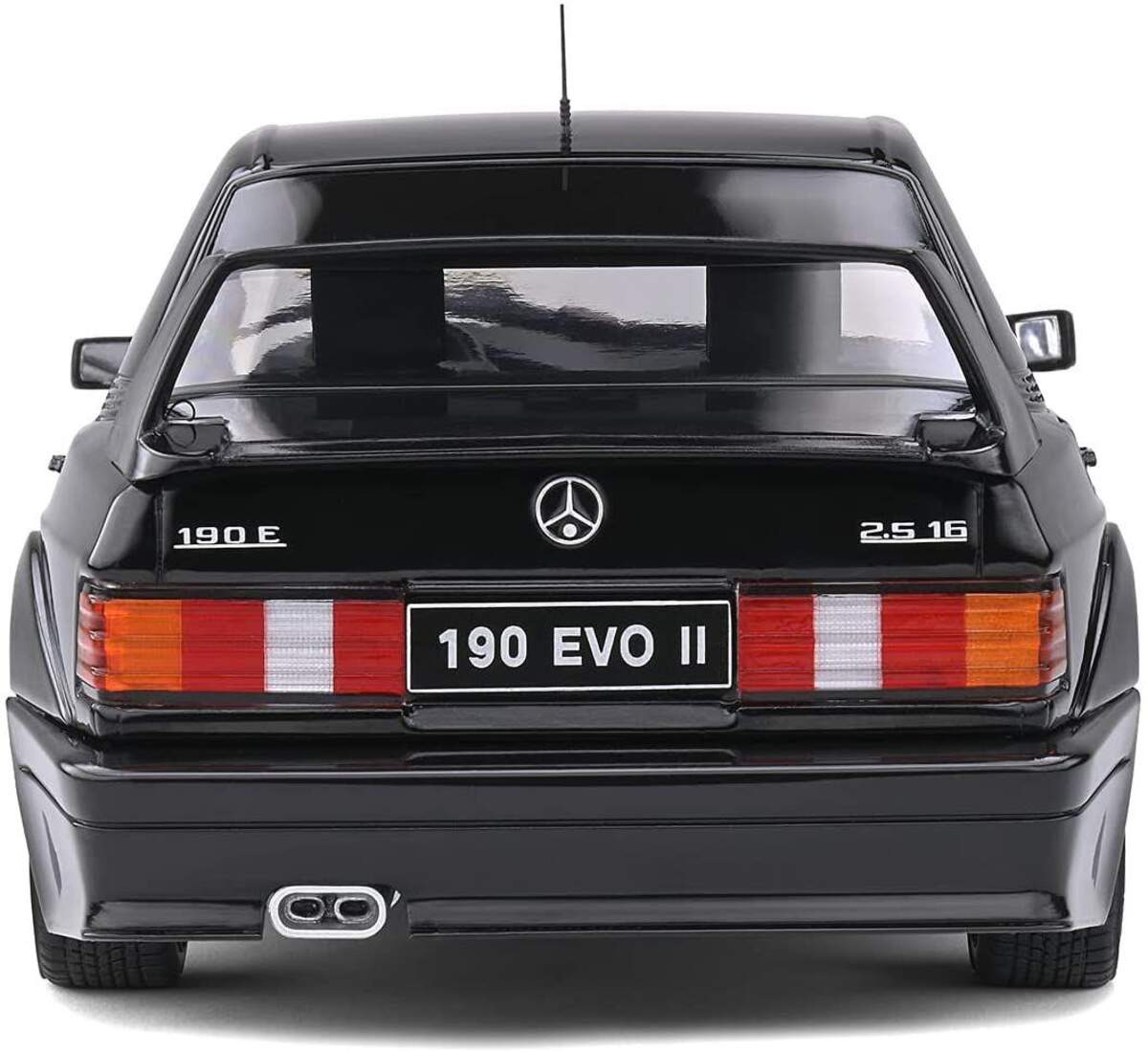 Simba Solido Mercedes Benz 190E Evo 2, schwarz, 1:18